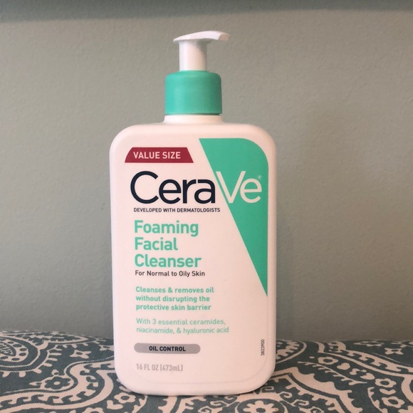 cerave foaming facial cleanser 16 fl oz